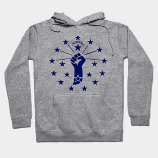 Indiana Power Flag Map Hoodie